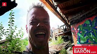 Wow, busty Mia Blow sucks monster cock at DatingBaron.com in public! How crazy is that?