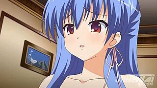 Mother catches seeing boy’s big penis and teaches sister to play with his anus in sexually titillating anime video