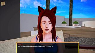 My new family 325 featuring redhead with small tits.