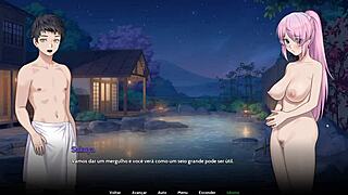 Playing the hentai game Goodbye Eternity in Portuguese. It's an anime porn in 3D.