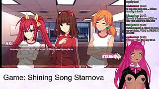 vtuber lewdneko playing shining song starnova mariya route part 1