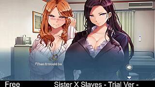 Is sister dominating slaves in this hentai trial version?