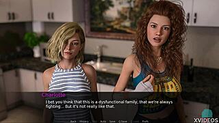 Charlotte’s gorgeous breasts steal the show in this nursing pleasure scene.