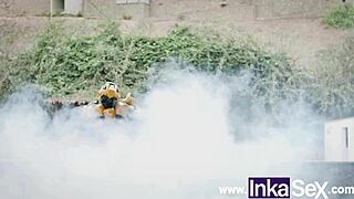 young blanca gets first anal from big black cock