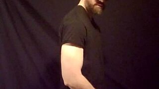 Gay man jerking off big cock