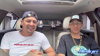 The young guy offered his ass to the straight Uber driver 😏