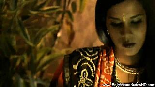 this brunette exotic asian bolly babe just mesmerizes with her solo moves.