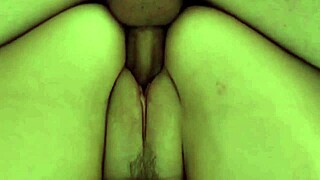 Teen with swollen lips craves cum in her tight shaved slit