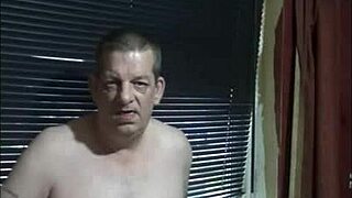 A shy amateur engages in homemade window masturbation in a solo bisexual setting