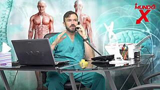 Nutritionist Bangs Patient Deep in Ass After Underwear Peek