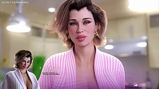 caught stepmom in 3d porn game