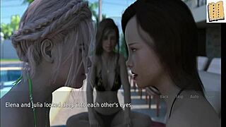 wife and stepmother play erotic game