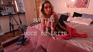 Fitness milf with big tits gets interracial anal backstage