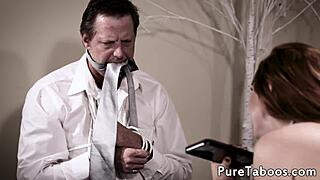 cuckolded milf bent over for intense doggystyle pounding