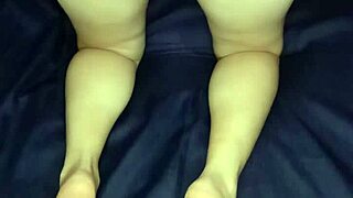 Intense massage leading to naughty masturbation