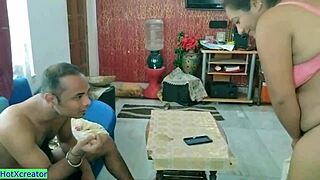 Indian village girlfriend takes big cock outdoor with force