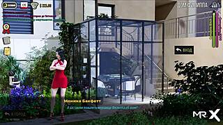 In the anime game Fashion Business, episode 2 scene 21 features a double blowjob