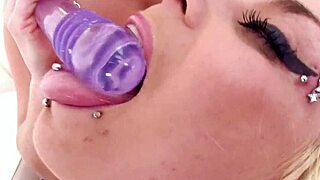 Shay Golden takes big cock deepthroat and swallows