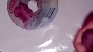 using clear overlay binder as latex for college porn tribute