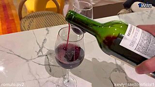 Brazilian Redhead Teen Sucks and Fucks at Hotel Window