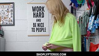 shoplyfterxx - sexy teen nikole nash had to get banged by mall security guard in office.