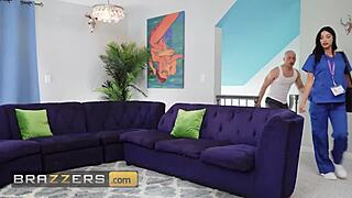 Nurse Azul Hermosa rides Zac Wild until he’s fully satisfied - Brazzers.