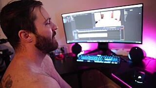 Adamdangertv Alexis Gets Horny And Fucks Me At My Pc