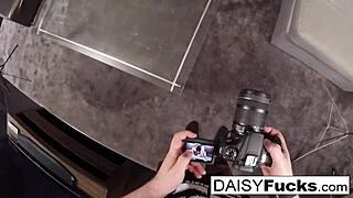 daisy and alison, sexy pornstars, tease each other in a hotel room