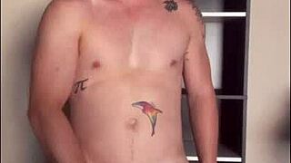 Twink relaxes in the sunlight outdoors.