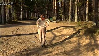 no skirt, no panties, just horny milf! 😏