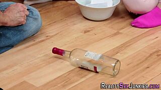 Ebony pornstar's ass gets rimmed, fingered, and fucked hard