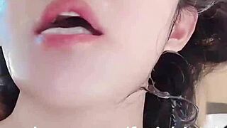 She gags hard on extreme deepthroat, tears and spit flowing with a rough blowjob. The goddess takes choking humiliation like a pro.