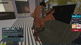 Mercedes sucks big cock for cumshot