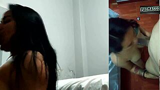 Likely young and horny sis frequently deepthroats my cock whenever she can sneak me off