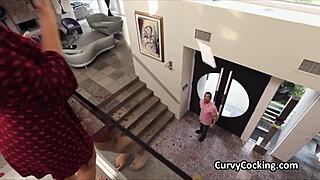 Curvy Latina Delivers Wet Sloppy Blow and Intense Pounding