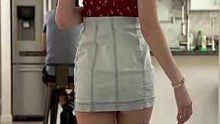 Scarlet gets her big ass fucked and creampied in the latest hardcore threesome video