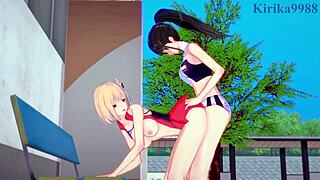 Is Chisato Nishikigi And Takina Inoue's Futanari Sex Intense?