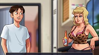 Summertime Saga Part 34 - Pregnant Slut Banged Hard Doggystyle!