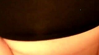 A chubby milf with big tits gets fucked hard. She takes a cumshot on her big ass.