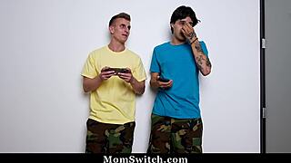Naked big breasted MILFs and big ass whores with fire across the demanding soldiers threesomeिकत큼[4]