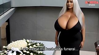 old grandma bangs young virgin boy in elevator 3d hentai with blowjob