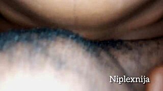 Oil dripped over a mature woman's body as she prepared for a sensual session.