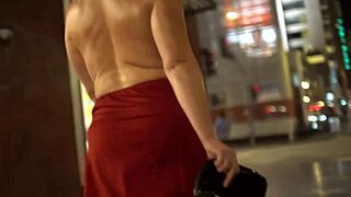 curvy cougar milks big dick outdoors.