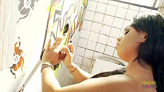 Brunette milf craves cock