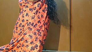 uncle sneaks some action while aunty sleeps nearby in the room