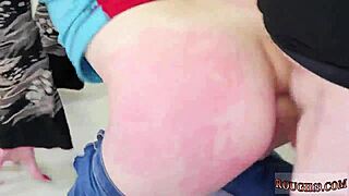 Brunette teen 18+ explores bondage and bdsm with small tits