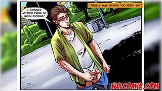 fucking the sexy maid at breakfast turns wild for this nerd stallion