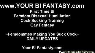 you are going to be my sissy blowjob slave 😈