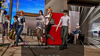 Academy 214 is an anime game with hentai elements