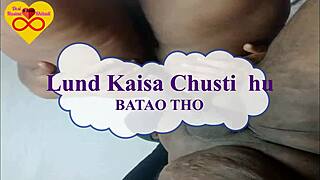 Indian milf engages with servant in standing position